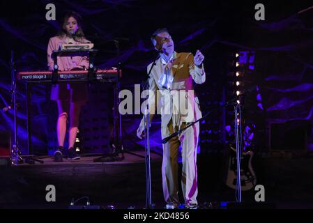 Asaf Avidan in concert during Anagnorisis Tour Auditorium Parco della Musica Rome, Italy&#xD;&#xA;March 3, 2022 (Photo by Roberto Bettacchi/SportReporter/LiveMedia/NurPhoto) Stock Photo