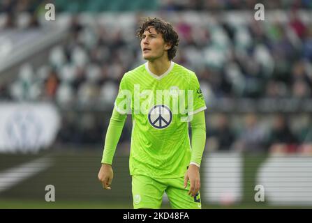 Jonas Wind of VfL Wolfsburg during Wolfsburg vs Union Berlin, Bundesliga, at Volkswagen Arena, Wolfsburg, Germany on March 5, 2022. (Photo by Ulrik Pedersen/NurPhoto) Stock Photo