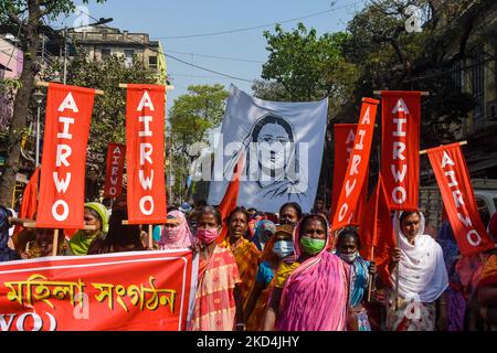 A banner of Begam Rokeya , an eminent Bengali feminist who pioneered ...