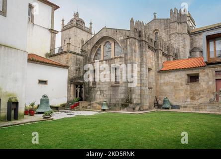 Old Cloister of Se do Porto Cathedral - Porto, Portugal Stock Photo