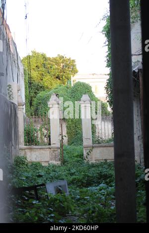 MERIDA, MEXICO - OCTOBER 2, 2016 the old and now abandoned Hotel Sevilla Stock Photo