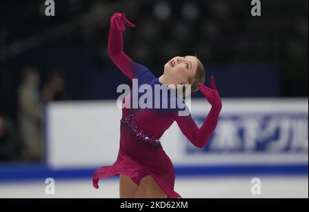 Lindsay Van Zundert from Netherlands during Womens final, at Sud de France Arena, Montpellier, France on March 25, 2022. (Photo by Ulrik Pedersen/NurPhoto) Stock Photo