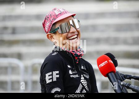 Johan Esteban Chaves of EF Education - Easypost during the 101th Volta Ciclista a Catalunya 2022, Stage 7 from Barcelona to Barcelona. On March 27, 2022 in Barcelona, Spain. (Photo by Xavier Bonilla/NurPhoto) Stock Photo