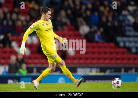 Lee Nicholls (21) of Huddersfield Town during the Sky Bet Championship match between Blackburn Rovers and Huddersfield Town at Ewood Park, Blackburn on Saturday 5th November 2022. (Credit: Mike Morese | MI News) Credit: MI News & Sport /Alamy Live News Stock Photo