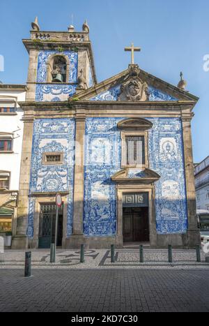 Capela das Almas de Santa Catarina (Chapel of Souls) - Porto, Portugal Stock Photo
