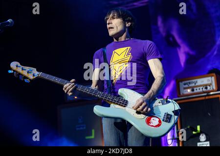 The Zen Circus performs live at Alcatraz on April 6, 2022 in Milan, Italy (Photo by Alessandro Bremec/NurPhoto) Stock Photo