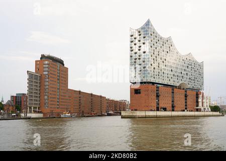 The Elbphilharmonie is a concert hall in Hamburg, completed in 2016. It was planned with the aim of creating a new landmark for the city. Stock Photo