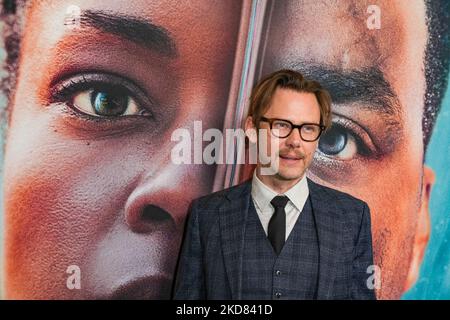 Jimmi Simpson attends the premiere of Showtime's 'The Man Who Fell To Earth' at Museum of Modern Art on April 19, 2022 in New York City. (Photo by John Nacion/NurPhoto) Stock Photo
