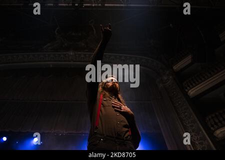 Eagles of Death Metal perform at Coliseu dos Recreios, on April 22, 2022, in Lisbon, Portugal. (Photo by Nuno Cruz/NurPhoto) Stock Photo