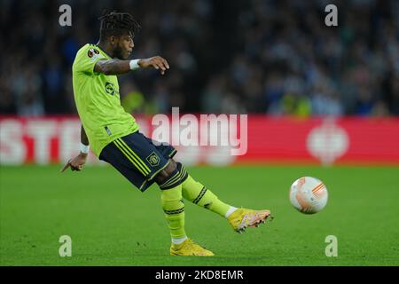 Fred of Manchester United during the UEFA Europa League match between Real Sociedad and Manchester United, Group C, played at Reale Arena Stadium on November 3, 2022 in San Sebastian, Spain. (Photo by Magma / PRESSIN) Stock Photo