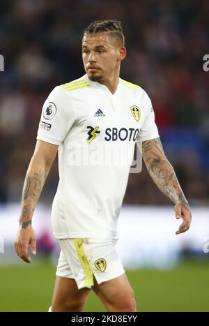 : Kalvin Phillips of Leeds United during Premier League between Crystal Palace and Leeds United at Selhurst Park Stadium, London on 25th April, 2022 (Photo by Action Foto Sport/NurPhoto) Stock Photo