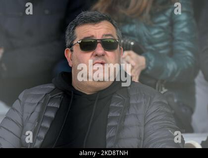 (EDITOR'S NOTE: FILE IMAGE) Mino Raiola sports agent during the Other Mino Raiola died in April 30, 2022 on April 30, 2022 at the San Raffaele Hospital in Milan, Italy (Photo by Reporter Torino/LiveMedia/NurPhoto) Stock Photo