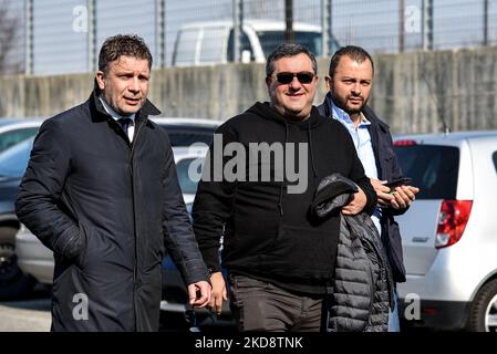 (EDITOR'S NOTE: FILE IMAGE) Mino Raiola sports agent during the Other Mino Raiola died in April 30, 2022 on April 30, 2022 at the San Raffaele Hospital in Milan, Italy (Photo by Reporter Torino/LiveMedia/NurPhoto) Stock Photo