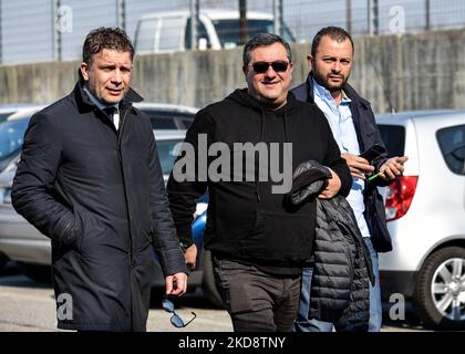 (EDITOR'S NOTE: FILE IMAGE) Mino Raiola sports agent during the Other Mino Raiola died in April 30, 2022 on April 30, 2022 at the San Raffaele Hospital in Milan, Italy (Photo by Reporter Torino/LiveMedia/NurPhoto) Stock Photo