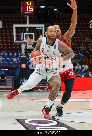 D Angelo Harrison Happy Casa Brindisi during the Italian