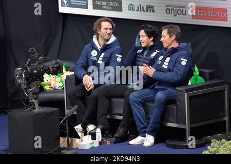 Adam SIAO HIM FA (FRA), at Kiss & Cry, during Men Free Skating, at the