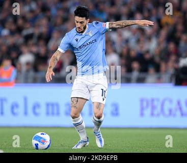 Luis Alberto of SS Lazio during the Serie A match between SS Lazio and UC Sampdoria on May 7, 2022 in Rome, Italy. (Photo by Giuseppe Maffia/NurPhoto) Stock Photo
