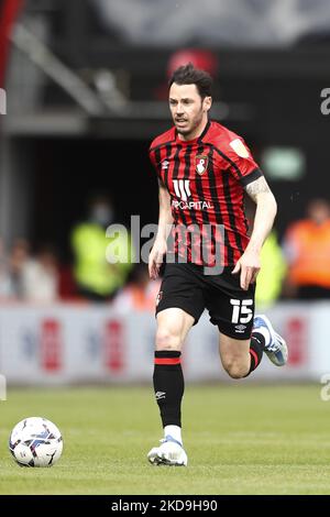 Adam Smith of AFC Bournemouth during the Sky Bet Championship match between Bournemouth and Millwall at the Vitality Stadium, Bournemouth on Saturday 7th May 2022. (Photo by Tom West/MI News/NurPhoto) Stock Photo