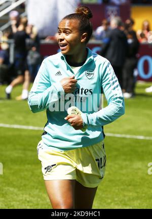 Nikka Parris of Arsenal during Barclays FA Women's Super League match between West Ham United Women and Arsenal at The Chigwell Construction Stadium on 08th May, 2022 in Dagenham, England (Photo by Action Foto Sport/NurPhoto) Stock Photo