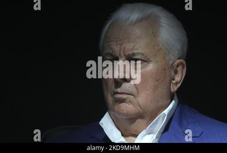 Photo from the archive. Former Ukrainian President Leonid Kravchuk during a discussion club at the Ukrainian House in Kyiv. Ukraine, Saturday, August 20, 2016. The first president of Ukraine Leonid Kravchuk died today, May 10, after a long illness. This was reported to Ukrainian News by a source in the family circle. (Photo by Danil Shamkin/NurPhoto) Stock Photo