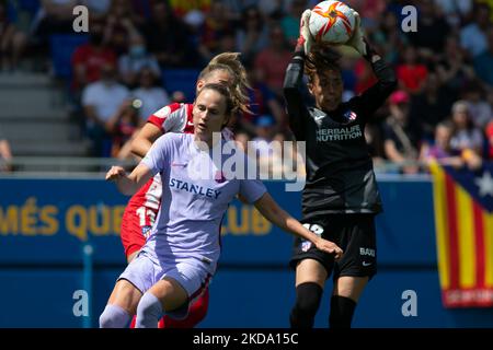 Lola Gallardo of Atletico Madrid in action during the Liga