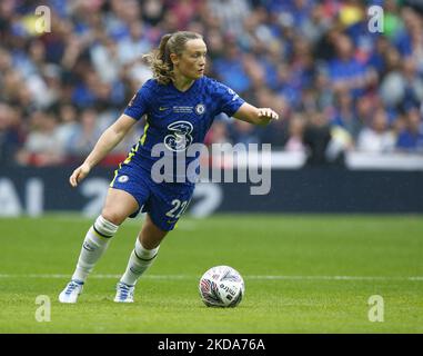 LONDON, ENGLAND - MAY 15:Chelsea Women Erin Cuthbert during Women's FA Cup Final between Chelsea Women and Manchester City Women at Wembley Stadium , London, UK 15th May , 2022 (Photo by Action Foto Sport/NurPhoto) Stock Photo