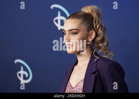 NEW YORK, NEW YORK - MAY 17: Meg Donnelly attends the 2022 ABC Disney
