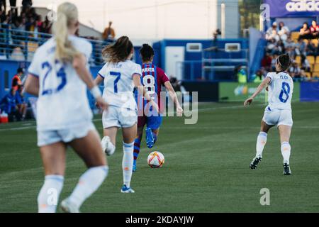 Marta of FC Barcelona in action during the Spanish Women's Cup Semi Finals 2, Copa de la Reina, football match played between FC Barcelona and Real Madrid on May 25, 2022, in Alcorcon, Madrid Spain. (Photo by Jon Imanol Reino/NurPhoto) Stock Photo