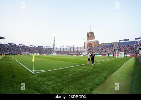 General view of Dall’Ara stadium during the UEFA Nations League match between Italy and Germany at Stadio Renato Dall'Ara, Bologna, Italy on 4 June 2022. (Photo by Giuseppe Maffia/NurPhoto) Stock Photo