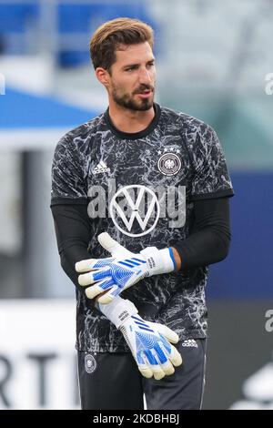 Kevin Trapp of Germany during the UEFA Nations League match between Italy and Germany at Stadio Renato Dall'Ara, Bologna, Italy on 4 June 2022. (Photo by Giuseppe Maffia/NurPhoto) Stock Photo