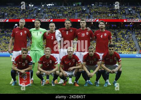 Norway National Team during the traditional photo Erling Haaland, Ørjan ...