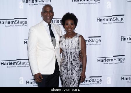 Charles Wallace and LaChanze attends the Harlem Stage Annual Gala - New York, NY on June 6, 2022. (Photo by John Nacion/NurPhoto) Stock Photo