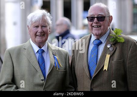 Hawick, UK. , . 2022 Hawick Common Riding Ex Cornet Ian Nichol, Master ...