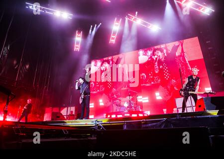 Green Day in concert at IDAYS Festival in Milano, Italy, on June 15 2022. (Photo by Mairo Cinquetti/NurPhoto) Stock Photo