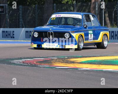 Koppenwallner Paul-AUT-BMW 2002 during qualifying Race 1 DTM Classic DRM Cup 2022, in Imola (Bo), Italy on June 18, 2021. (Photo by Loris Roselli/NurPhoto) Stock Photo