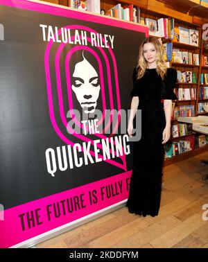 Talulah Riley attends the launch of her book 