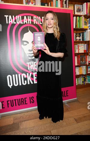 Talulah Riley attends the launch of her book 