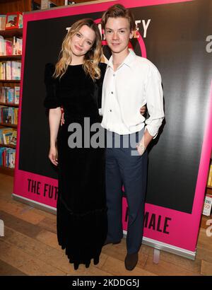 Talulah Riley and Thomas Brodie-Sangster attend 