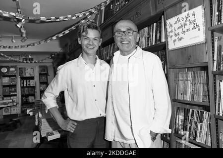 Thomas Brodie Sangster and Danny Boyle attend