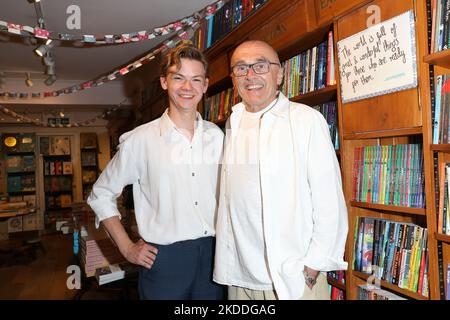 Thomas Brodie Sangster and Danny Boyle attend