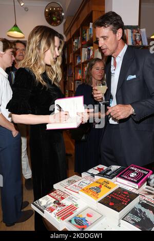 Talulah Riley attends the launch of her book 