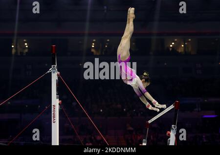 Liverpool, Britain. 5th Nov, 2022. Wei Xiaoyuan of China competes ...