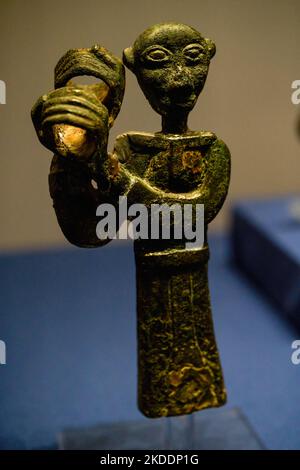 Close-up of ancient Chinese bronze artifacts Stock Photo