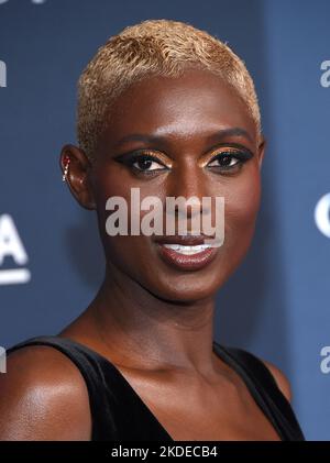 Jodie Turner-Smith arriving to the 2022 LACMA Art + Film Gala held at
