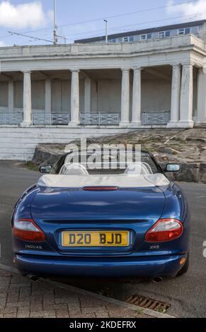 Jaguar XK8. The 100 at Blackpool 2022. Stock Photo