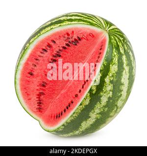 watermelon isolated on white background, clipping path, full depth of field Stock Photo