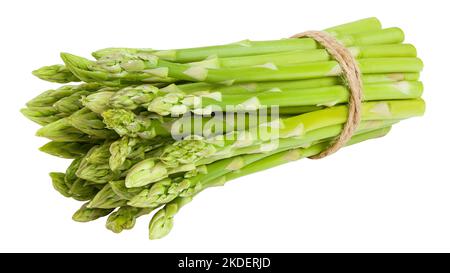 asparagus isolated on white background, clipping path, full depth of field Stock Photo