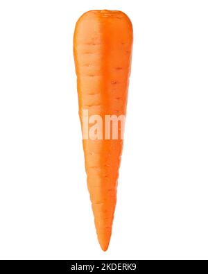 carrot isolated on white background, clipping path, full depth of field Stock Photo
