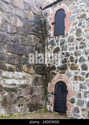 Small Doors to Space, Akershus Fortress, Oslo, Norway, Scandinavia, Europe. Stock Photo
