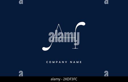 AH, HA Abstract Letters Logo Monogram Stock Vector